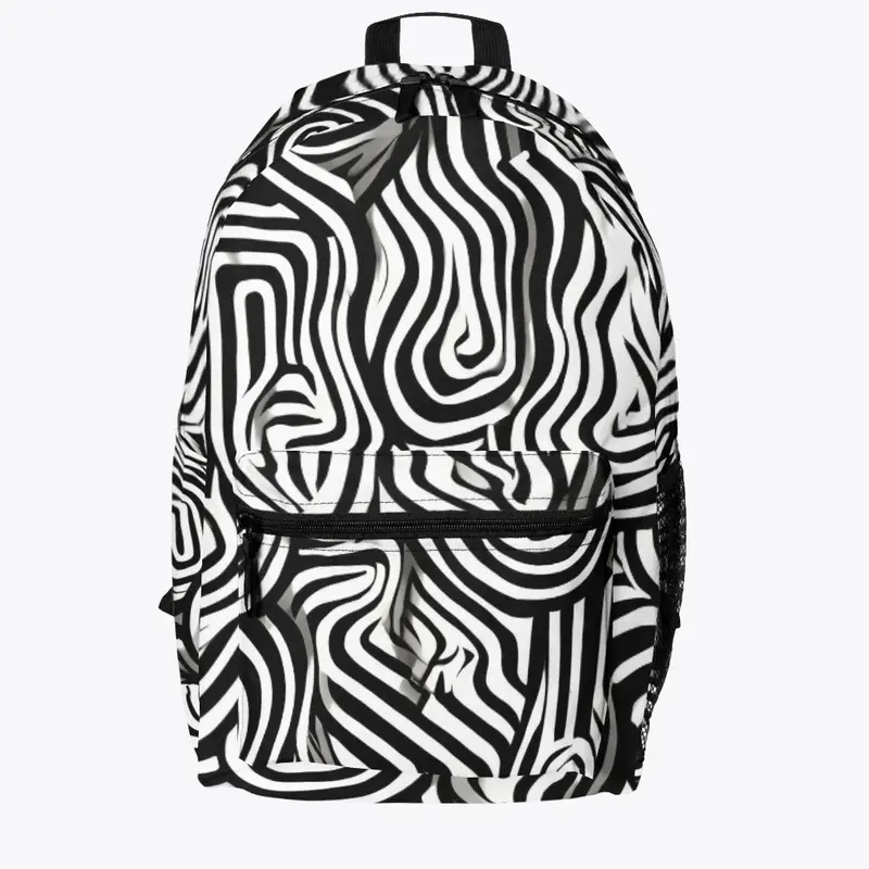 Trendy Monochrome Backpack