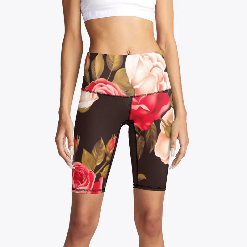 Printed Bike Shorts