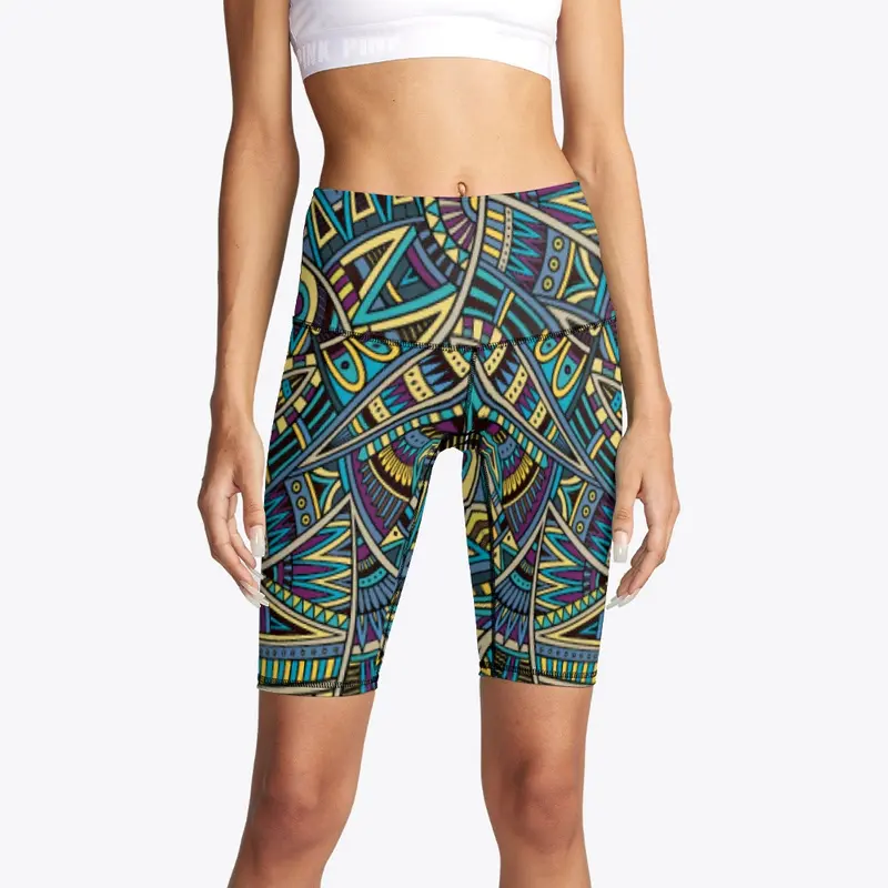 Printed Bike Shorts