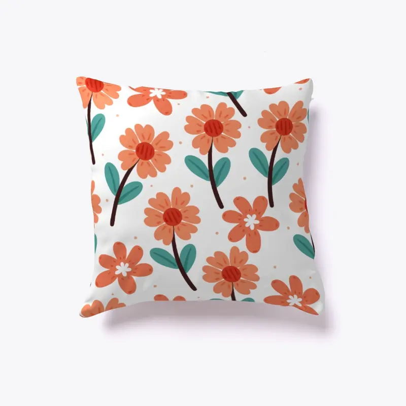 Cute Floral Pillow 