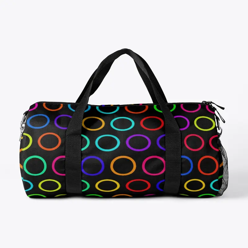 Duffle Bag Multi Circle