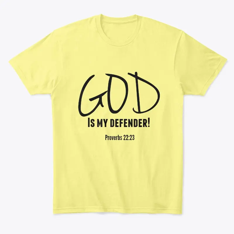 GOD IS MY DEFENDER | Christian Merch