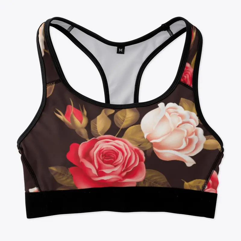 Floral Sports Bra