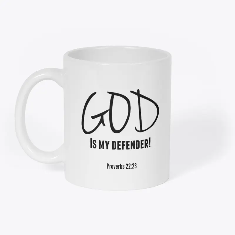 GOD IS MY DEFENDER | Christian Merch