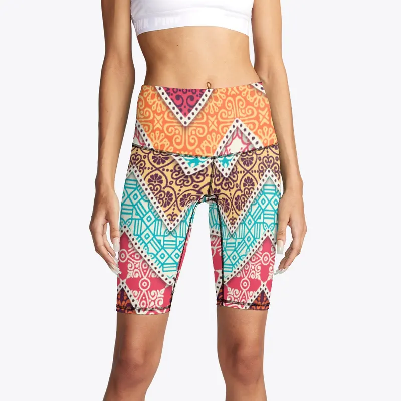 Printed Bike Shorts