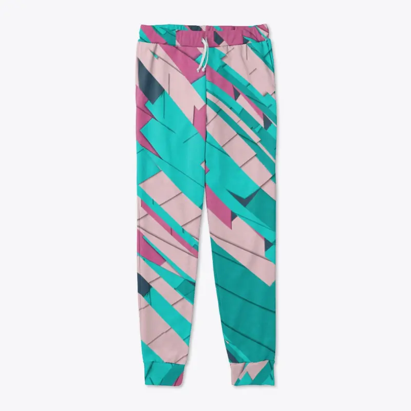 Abstract Print Joggers