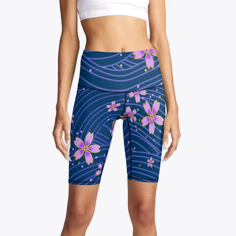 Printed Bike Shorts